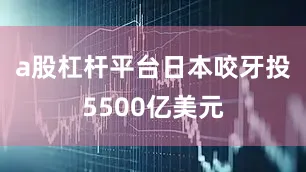 a股杠杆平台日本咬牙投5500亿美元