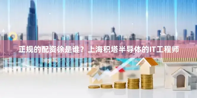 正规的配资徐是谁？上海积塔半导体的IT工程师